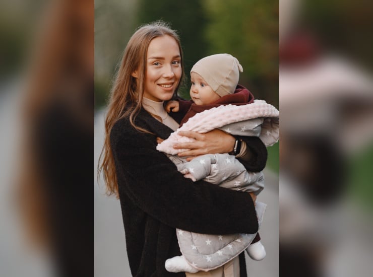Mamma con bimbo